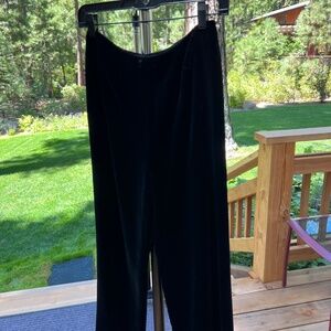 Ann Taylor Petite 4 black velvet pants.